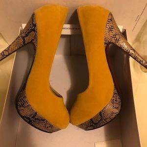 platform high heel shoes